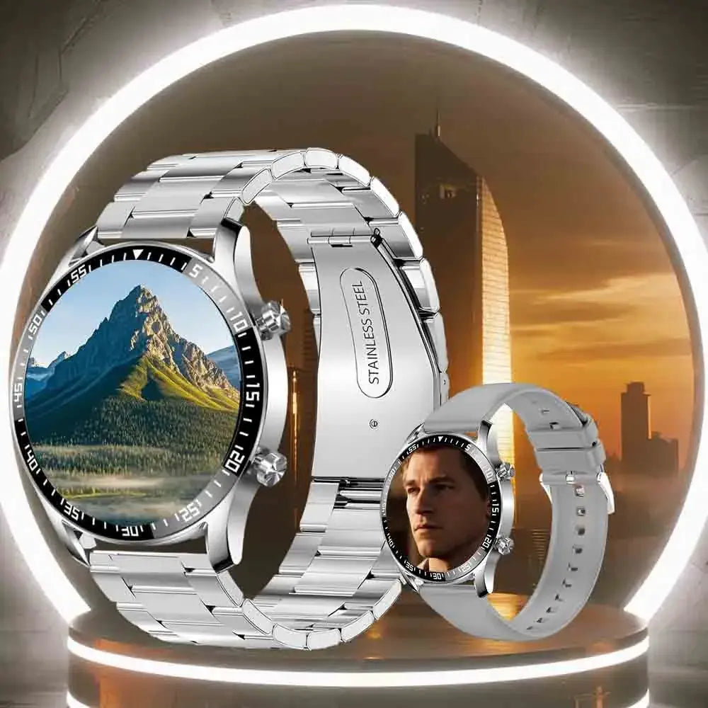 Smart Watch for Men – Bluetooth Fitness Tracker with Heart Rate Monitor Universal Hub