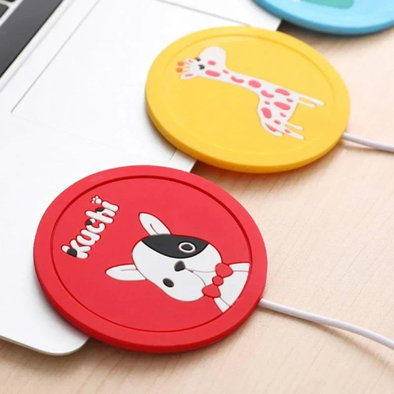 5V USB Cute Silicone Heat Warmer Heater Milk Tea Coffee Mug Hot Drinks Beverage Cup Super Mall