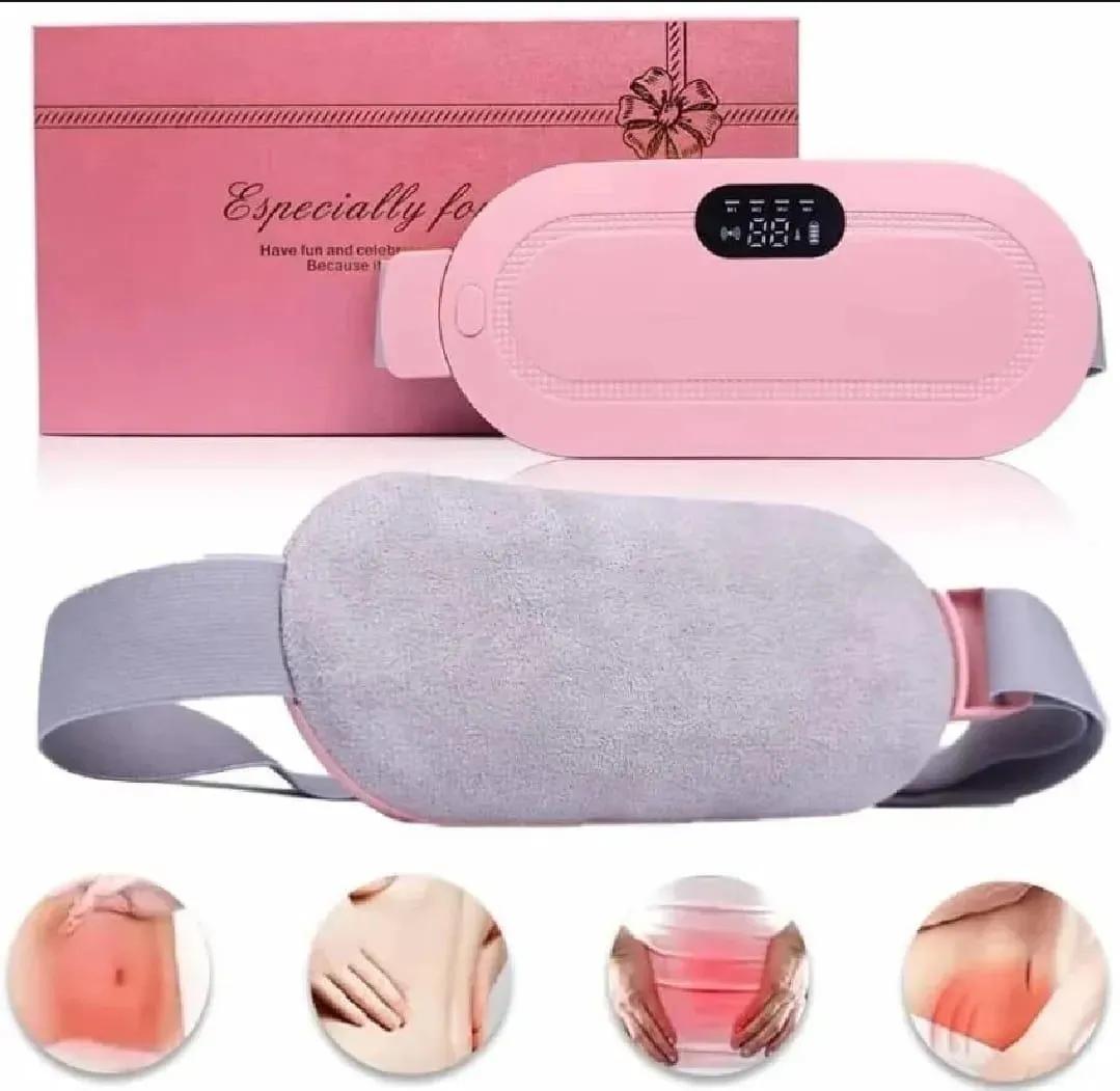 Electric Period Cramp Heating Belt for Women – Pink Large Size Universal Hub