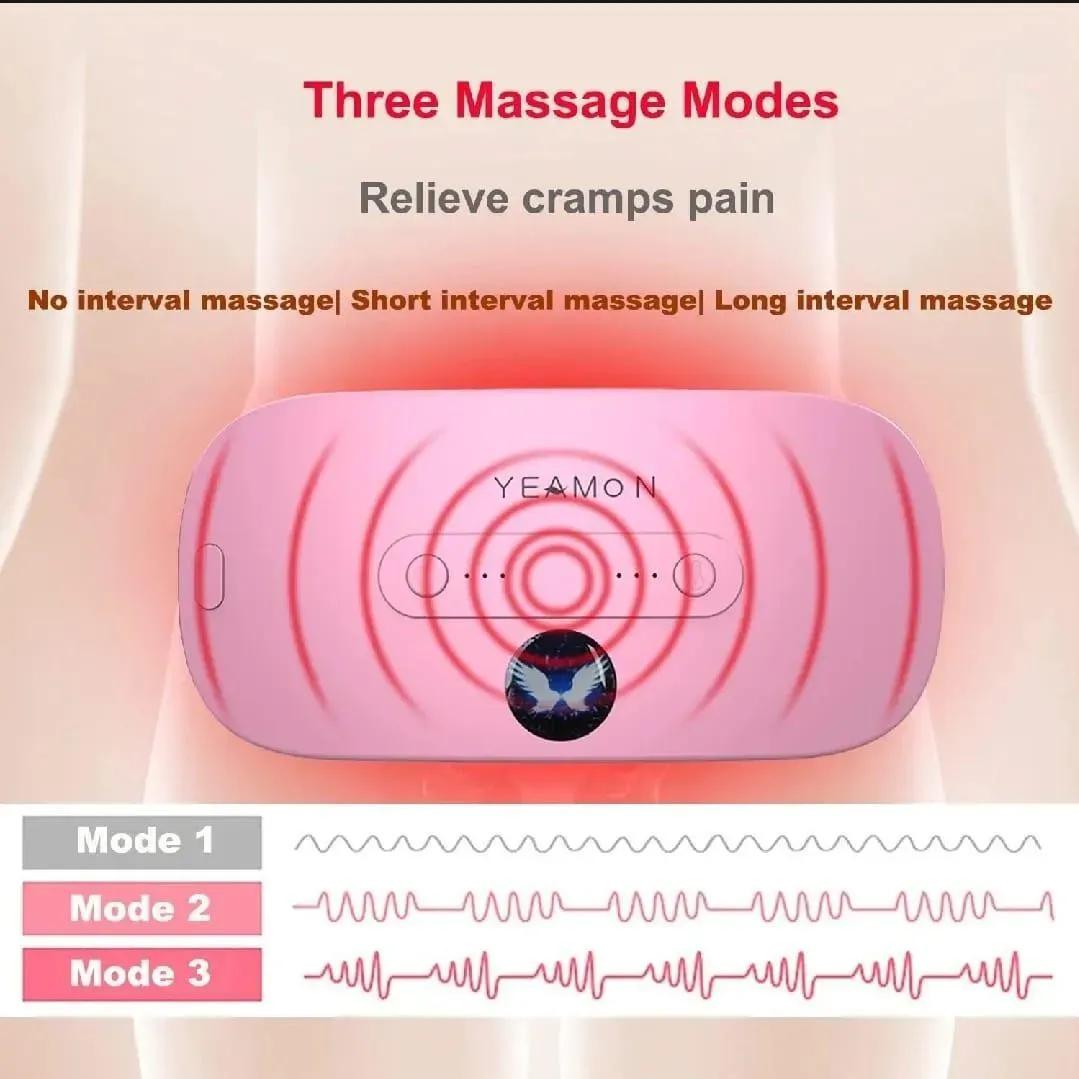 Electric Period Cramp Heating Belt for Women – Pink Large Size Universal Hub