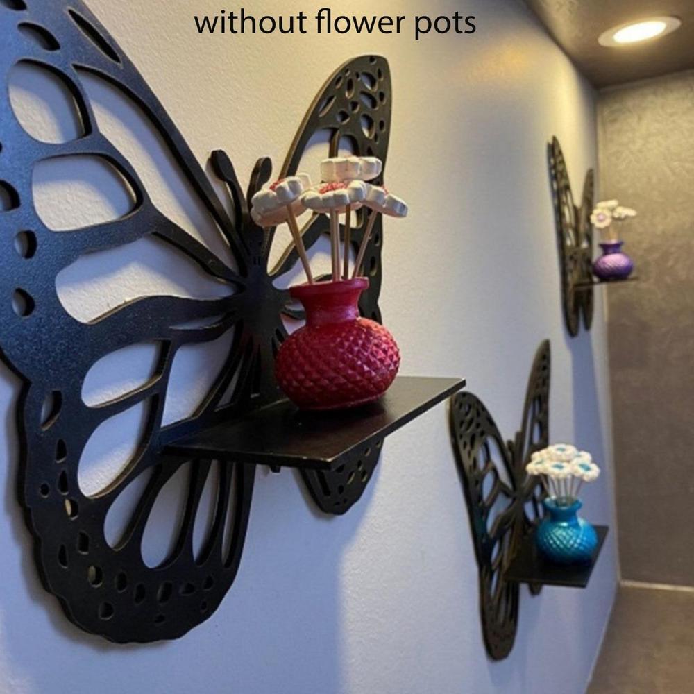 MDF Wall Decoration beautiful butterfly Pack of 3 Super Mall