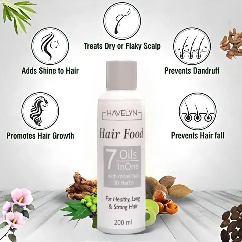 7 in one Hair Food Oil For Healthy Long & Strong Hair 30 Herbs Oil Super Mall