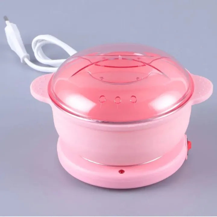 Portable Wax Warmer 300ML – Silicone Wax Heater for Hair Removal, Foldable Wax Melting Pot, Paraffin Wax Warmer for Home, Salon & Travel Universal Hub