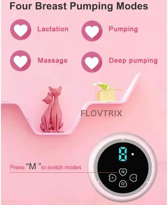 Pink Digital Breast Pump Set for New Mothers Universal Hub