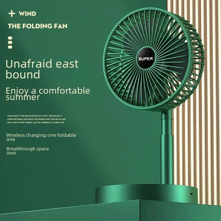USB Rechargeable Fan Portable Electric Mini Fan Foldable Telescopic Fan Super Mall