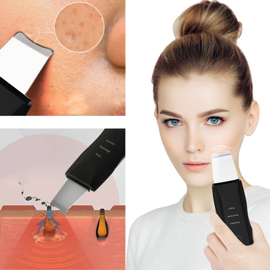 Ultrasonic Skin Scrubber – 5-in-1 Multifunctional Deep Face Cleansing Super Mall