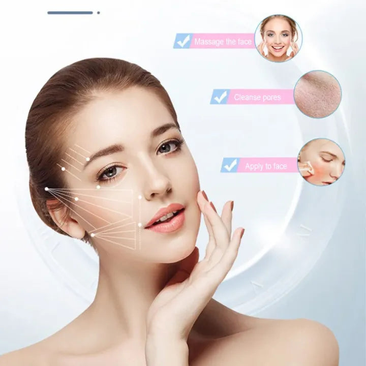 Ice Roller for Face & Eyes – Silicone Facial Ice Roller for Puffiness, Dark Circles, Skin Tightening & Glowing Skin, Cooling Face Massager Universal Hub