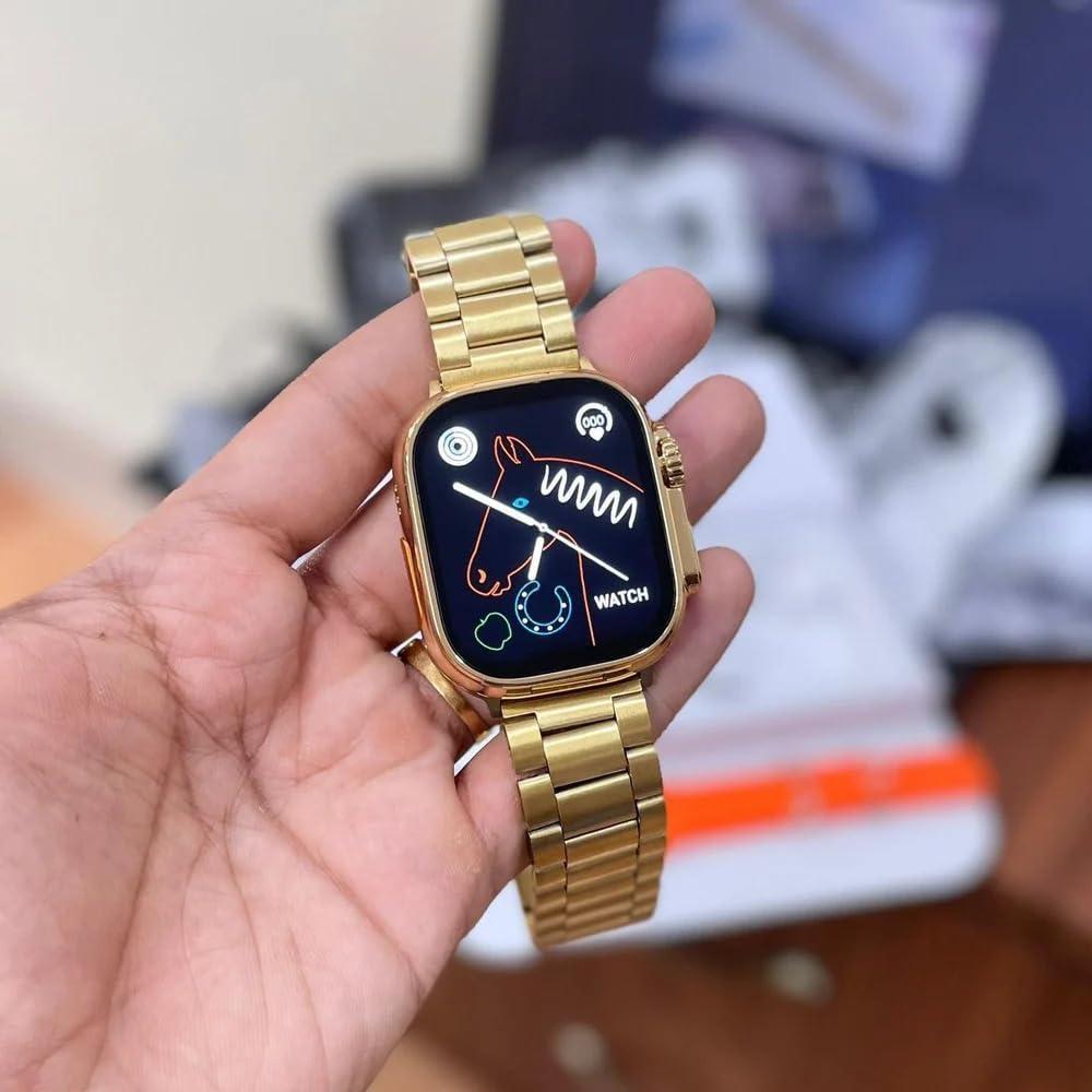 Ultra Golden Smart Watch Full HD 49 MM Super Mall