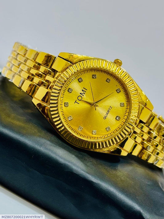 Men,s Golden Chain Watch Super Mall