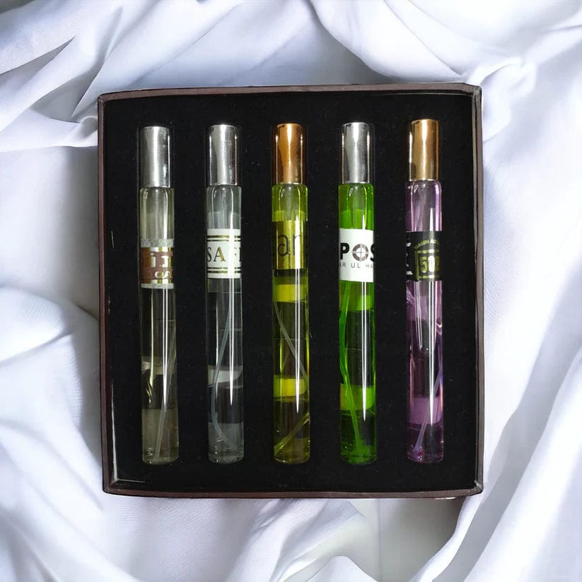 Elegant 5-Bottle Perfume Gift Set Super Mall