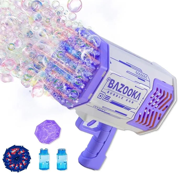 Automatic Electric Bubble Gun for Kids – 36 Holes Bubble Machine Toy Universal Hub