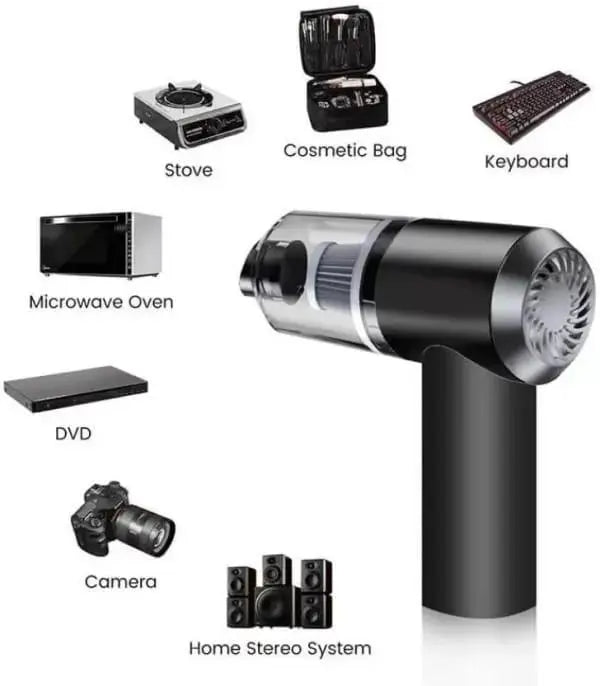 Portable Mini Vacuum Cleaner – Rechargeable & Powerful Suction for Home, Car & Office Super Mall