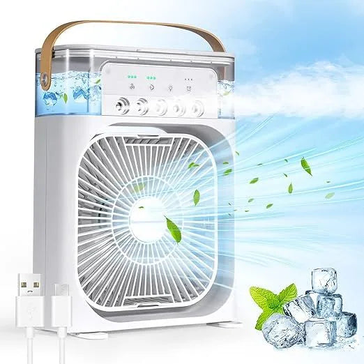 Mini Portable Rechargeable Air Cooler Fans Super Mall