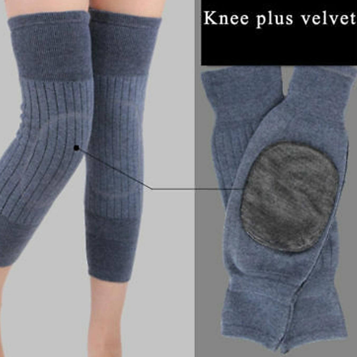 Unisex Blend Thermal Knee Warmers Super Mall