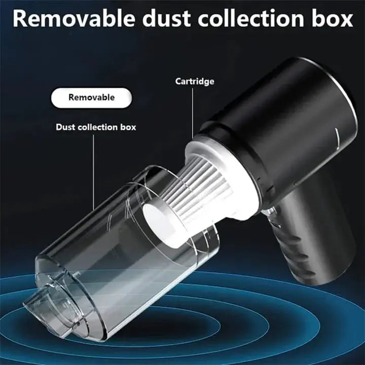Portable Mini Vacuum Cleaner – Rechargeable & Powerful Suction for Home, Car & Office Super Mall