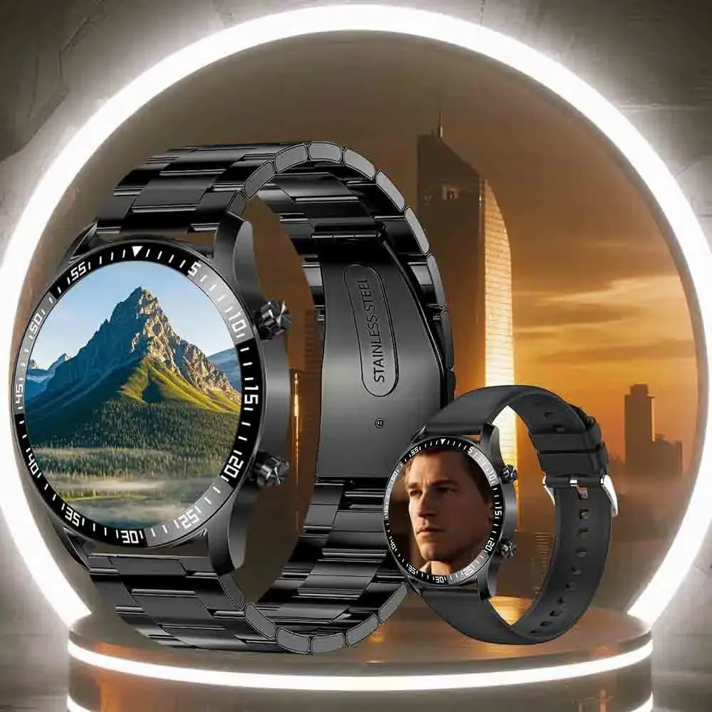 Smart Watch for Men – Bluetooth Fitness Tracker with Heart Rate Monitor Universal Hub