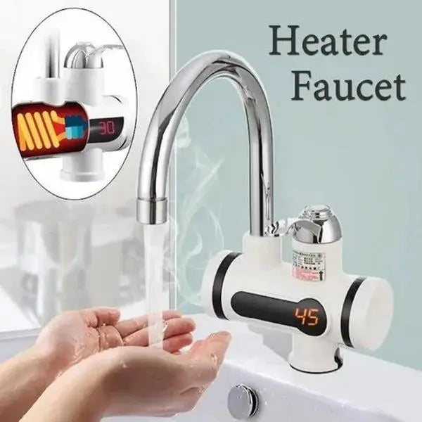 Instant Electric Water Heater Tap with Shower | Digital Temperature Display Super Mall