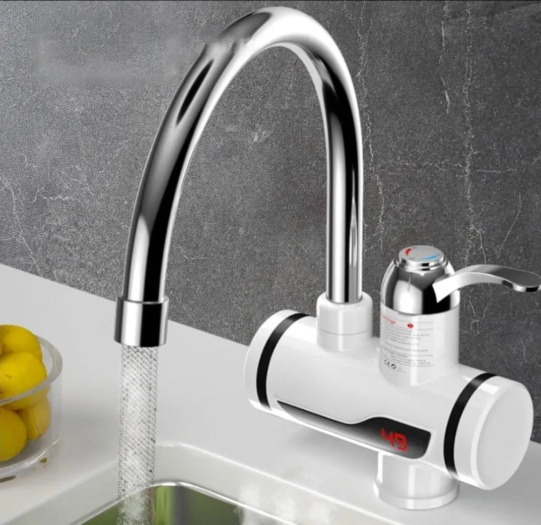 Instant Electric Water Heater Tap with Shower | Digital Temperature Display Super Mall