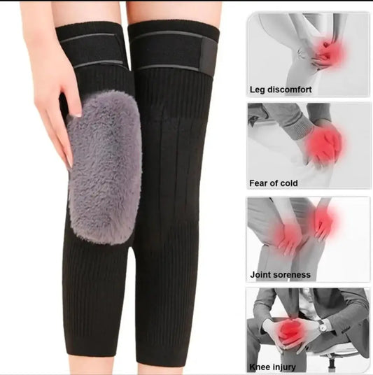 Warm Knee Compression Pads – Pain Relief & Winter Protection Sleeves Super Mall