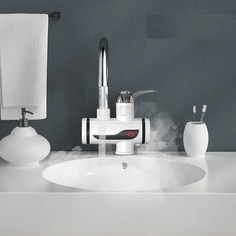 Instant Electric Water Heater Tap with Shower | Digital Temperature Display Super Mall