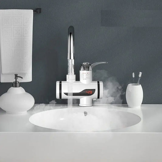 Instant Electric Water Heater Tap with Shower | Digital Temperature Display Super Mall